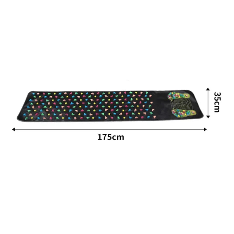 Massage Cushion | Simulation Cobblestone Foot and Leg Massage Mat | Pain Relief & Relaxation Acupressure Foot Massager
