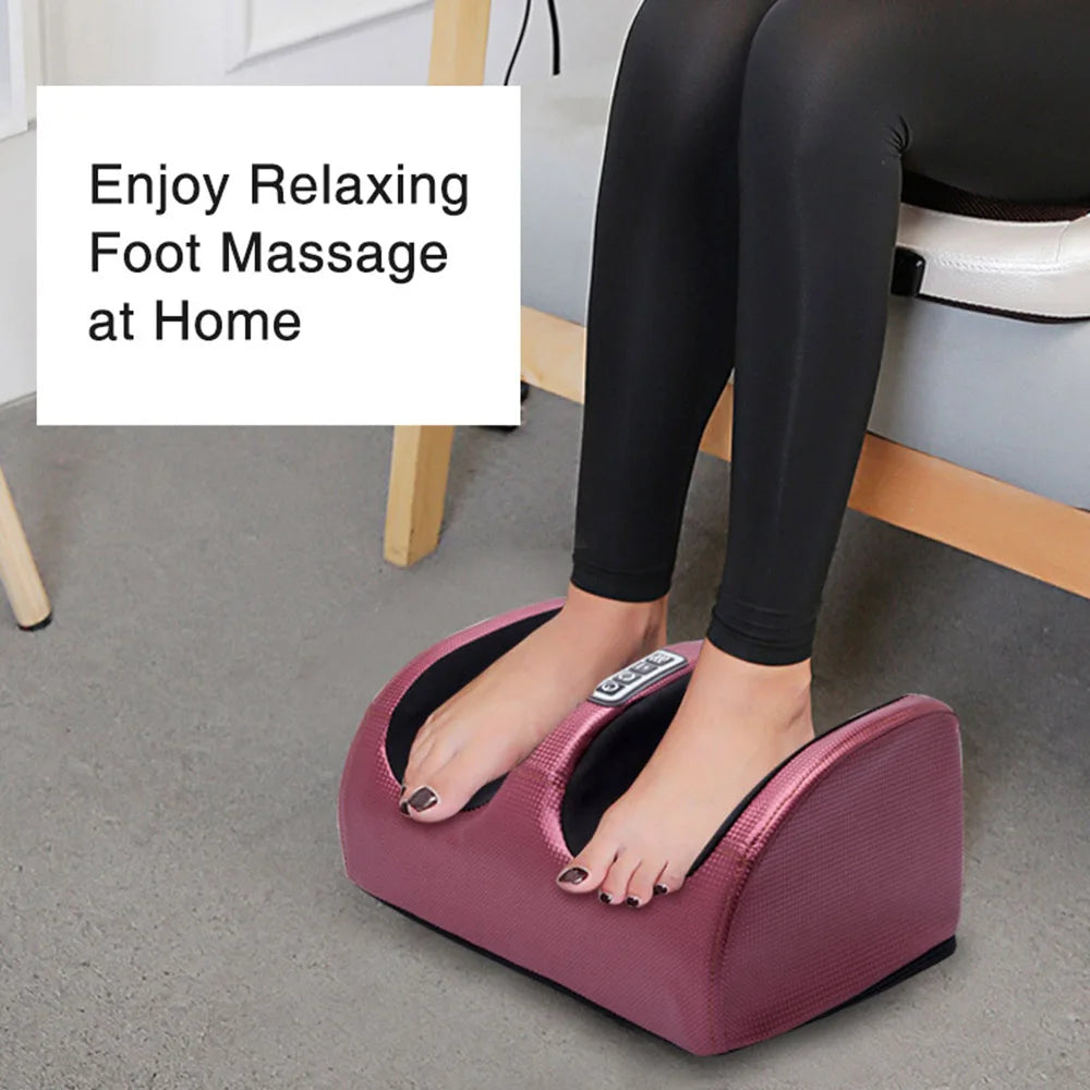 Electric Foot Massager with Heat – Shiatsu Kneading & Compression Therapy