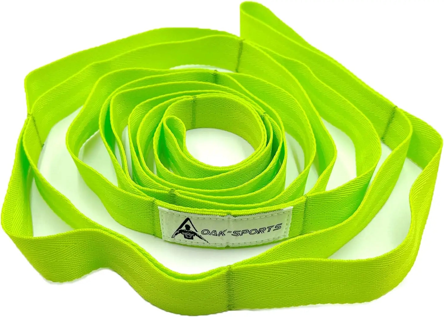 Non-Elastic Stretching Strap with Loops – Yoga & Physical Therapy Aid