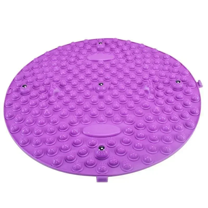 Foot Massage Acupressure Mat | Muscle Relaxation, Acupuncture Mat for Pilates, Yoga, and Fitness | Round Foot Training Mat