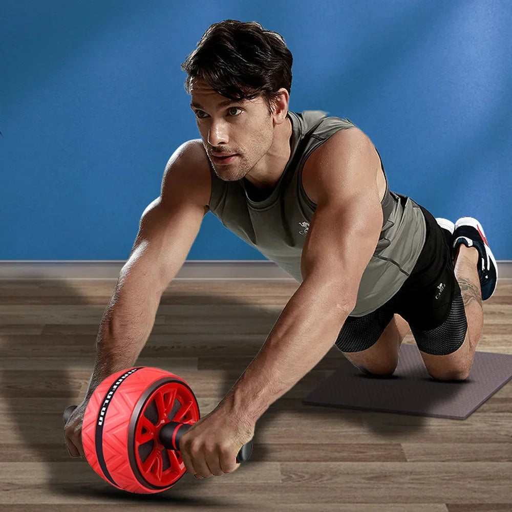 Single-Wheel AB Roller – Non-Slip Core Trainer for Home Fitness