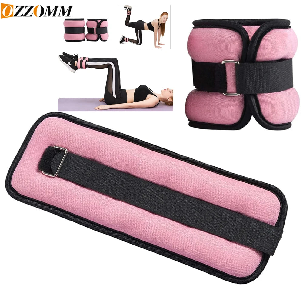 Adjustable Ankle/Wrist Weights – 0.5kg/1kg Pair for All Ages