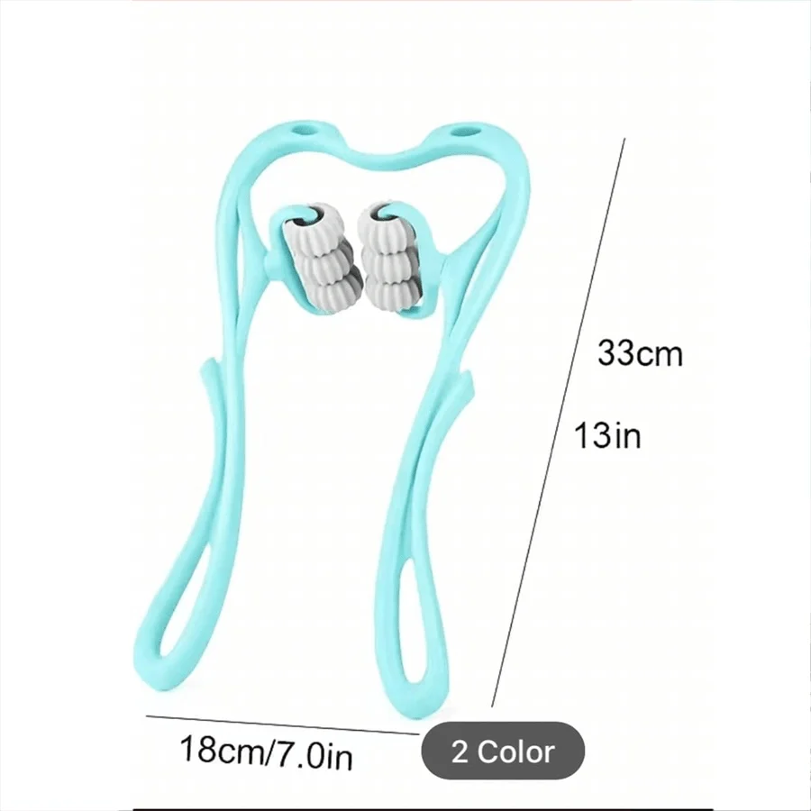 Portable Manual Neck Roller – Multi-Area Massage Tool for Neck, Back, Arms & Legs