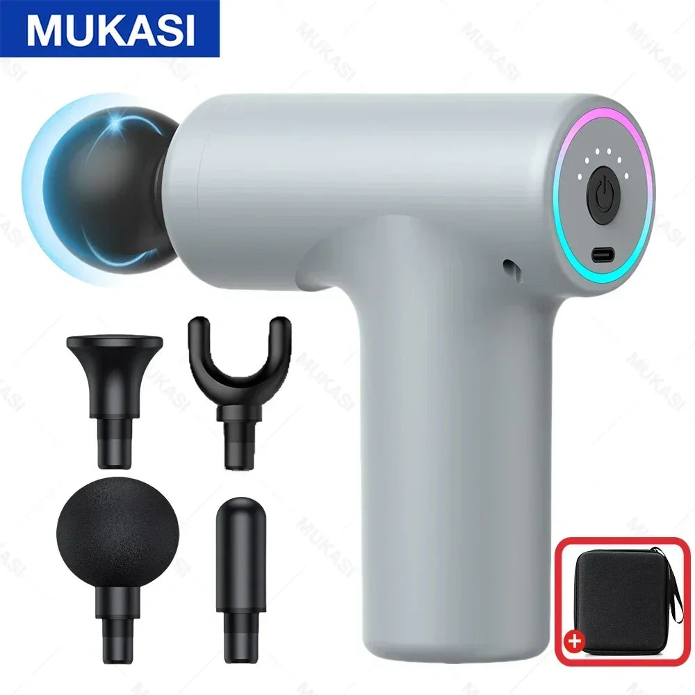 MUKASI Portable Massage Gun – Deep Tissue Relief, Adjustable Speeds