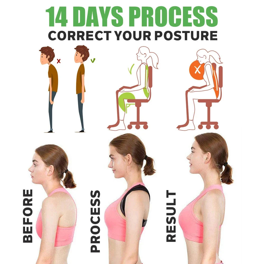Anti-Camel Adjustable Posture Corrector Belt