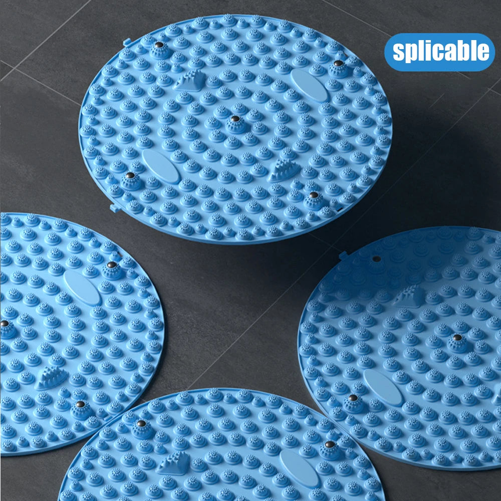TPE Magnetic Foot Massage Pad – Acupressure Yoga Mat, Finger Pressure Board, Muscle Relaxation and Feet Training Tool
