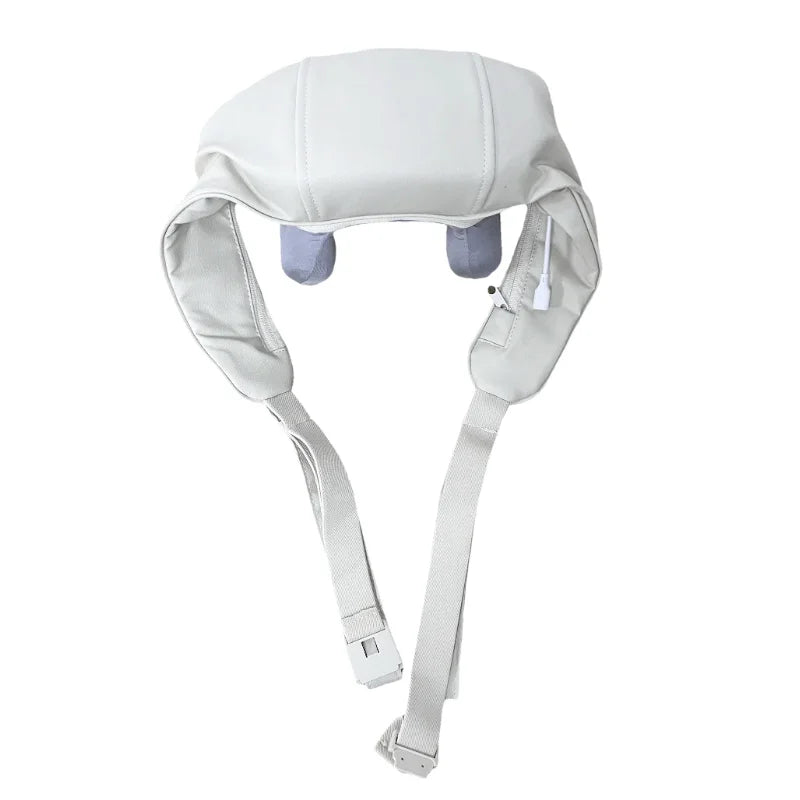 Wireless Neck and Back Massager – Shoulder Kneading Massage Shawl with Heat for Cervical and Trapezius Relief