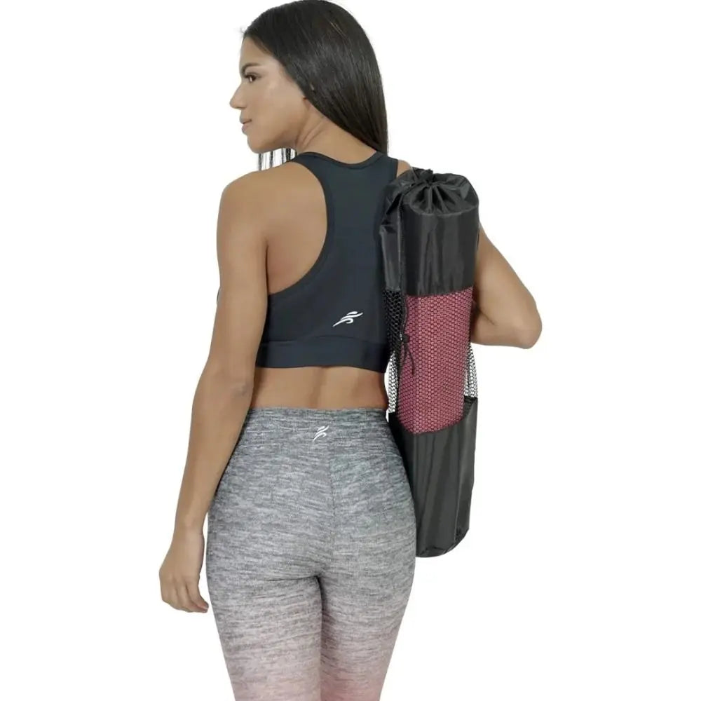 Breathable Mesh Yoga Mat Bag with Adjustable Strap – Lightweight & Durable
