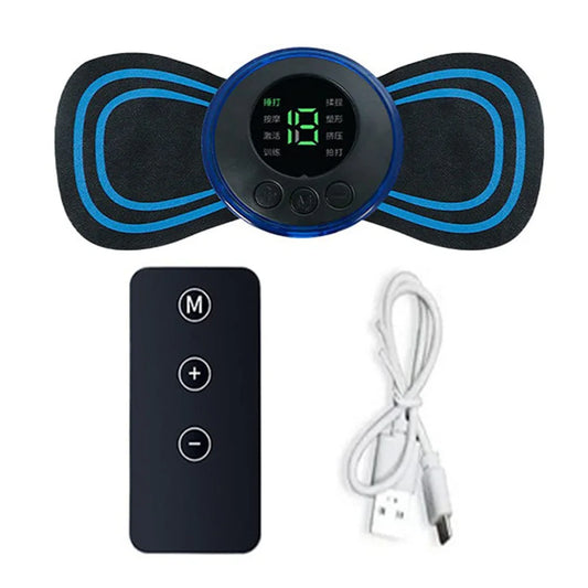 EMS Mini Massage Patch – Portable Electric Neck & Shoulder Pulse Massager