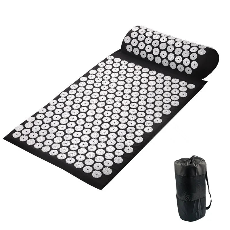 Massager Cushion | Shakti Mat Massage Yoga Mat | Acupressure Spike Mat for Stress and Back Pain Relief