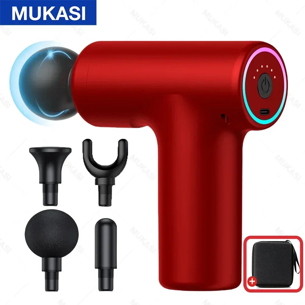 MUKASI Portable Massage Gun – Deep Tissue Relief, Adjustable Speeds