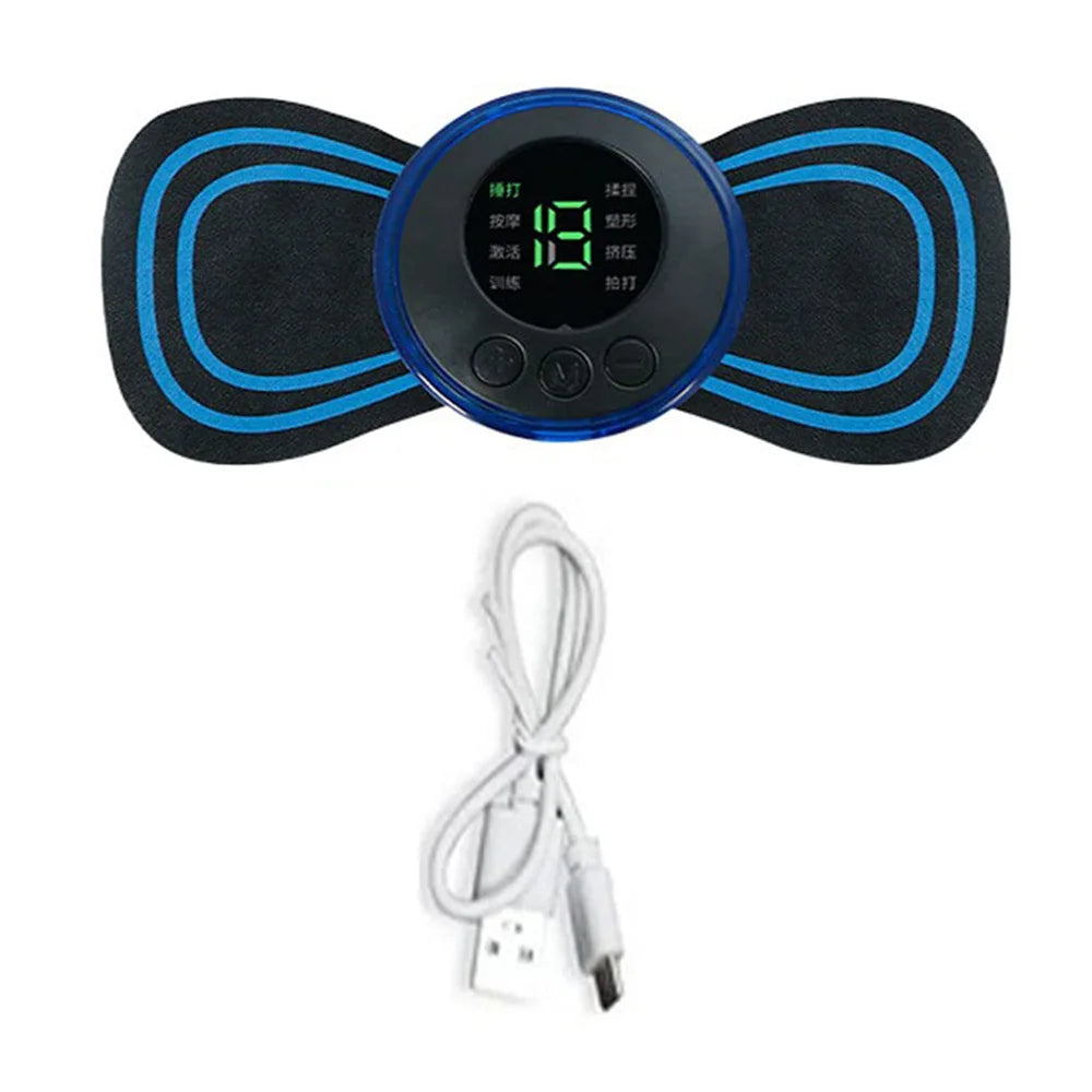 EMS Mini Massage Patch – Portable Electric Neck & Shoulder Pulse Massager