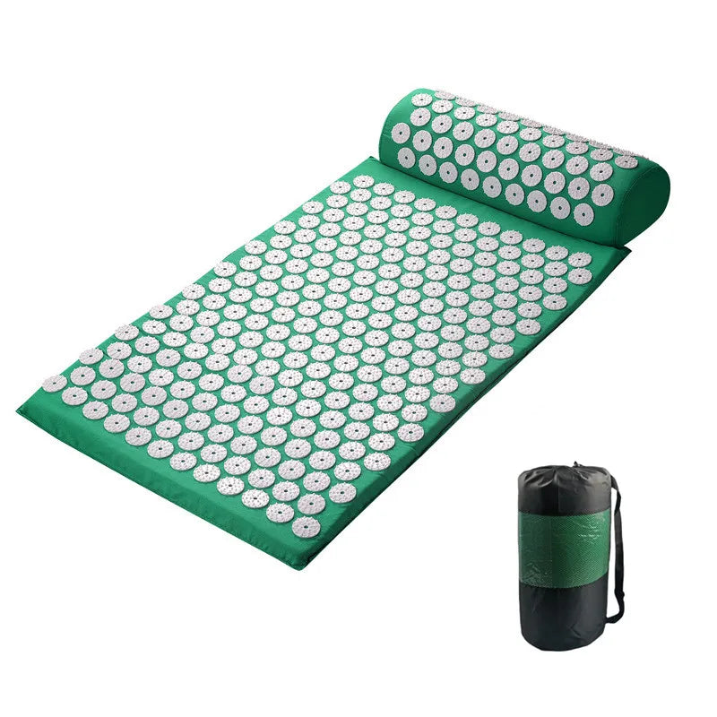 Massager Cushion | Shakti Mat Massage Yoga Mat | Acupressure Spike Mat for Stress and Back Pain Relief