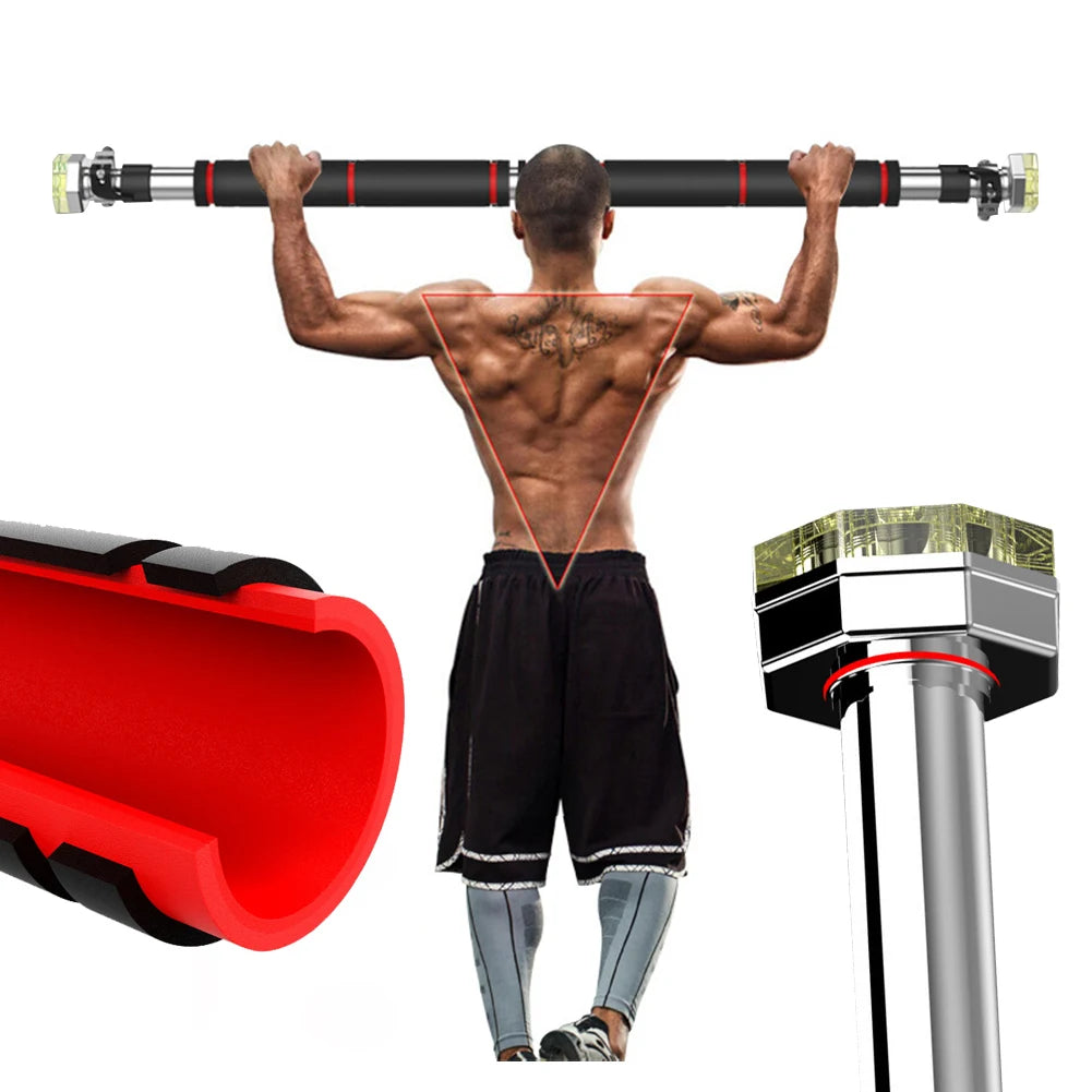 Adjustable Doorway Pull-Up Bar – Fits 25.3–40in for Home Workouts