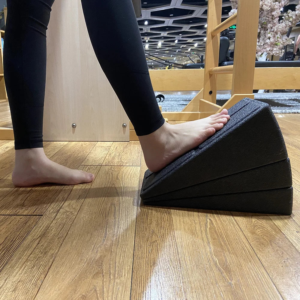 Adjustable Yoga Slant Board Set – Foam Wedge Blocks for Squats & Stretching