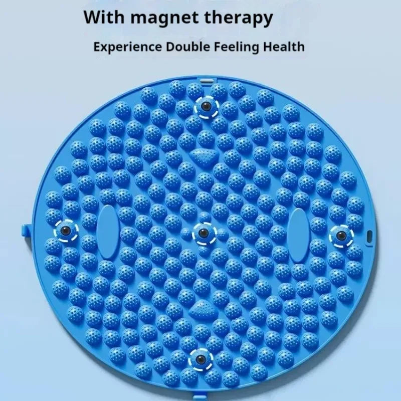 Foot Yoga Massage Acupressure Board Mat | Muscle Relaxation Round Exercise Mat | Fitness Foot Training Acupuncture Physiotherapy
