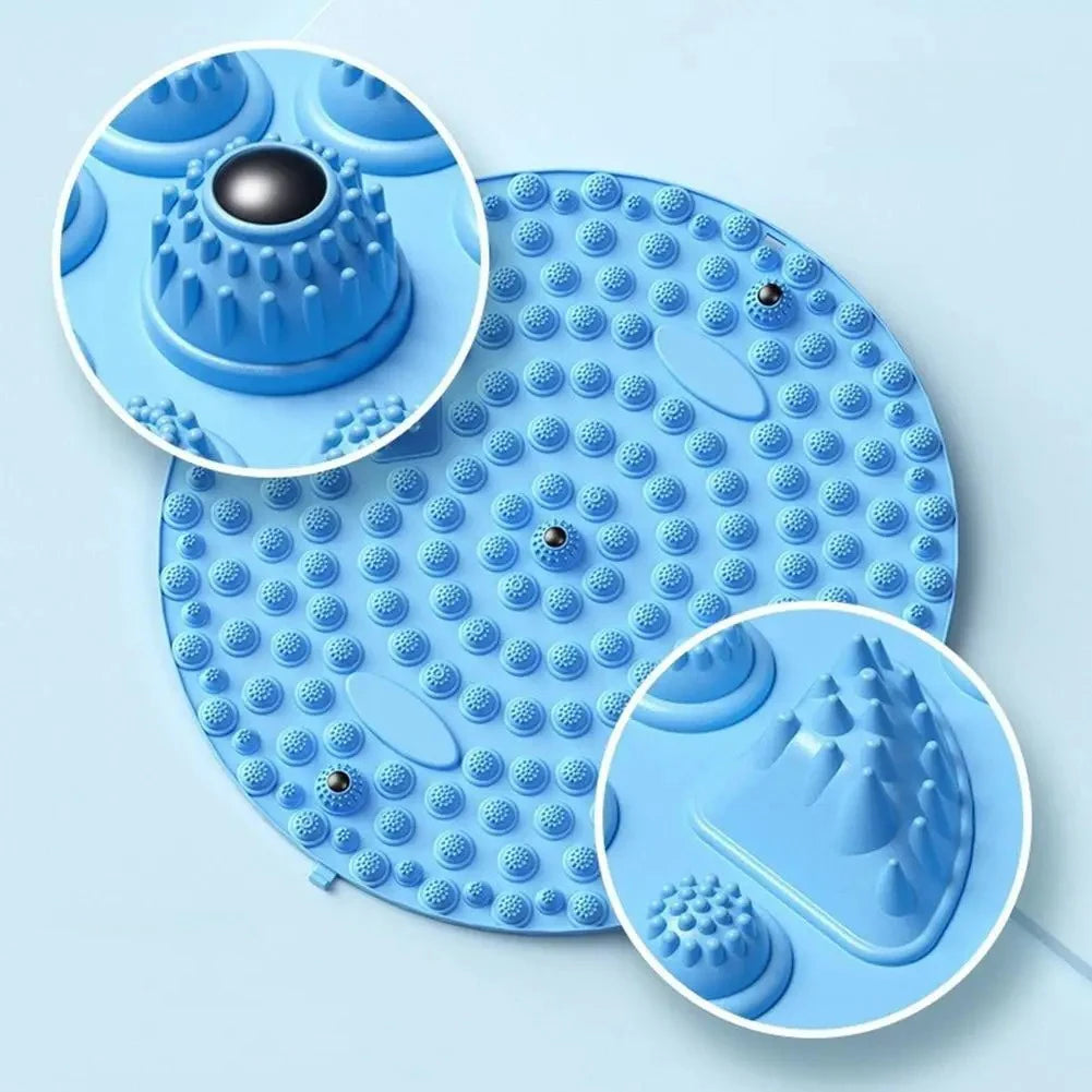 TPE Magnetic Foot Massage Pad – Acupressure Yoga Mat, Finger Pressure Board, Muscle Relaxation and Feet Training Tool