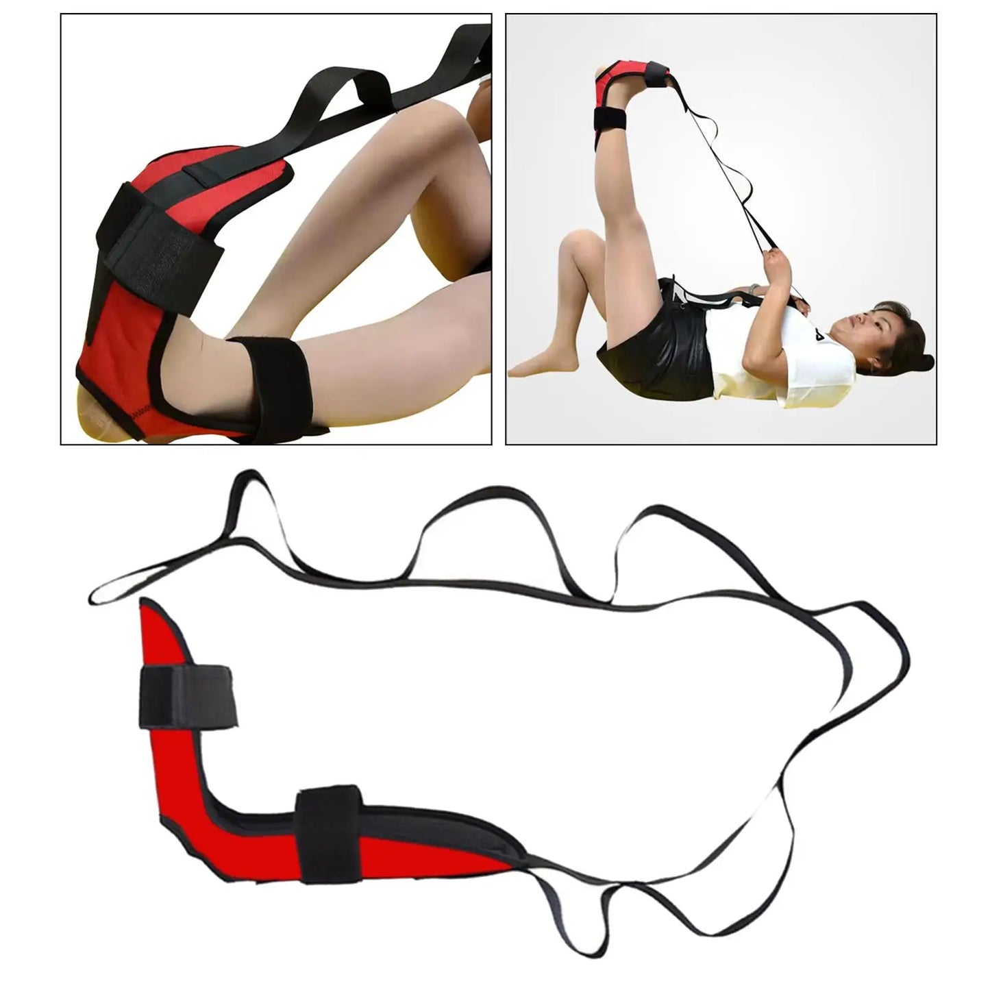 155cm Yoga Stretch Strap – Ankle, Calf & Foot Flexibility Band