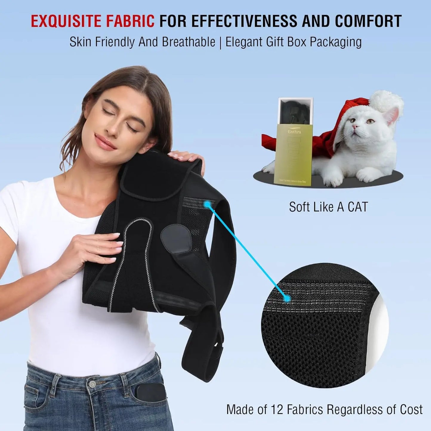 Adjustable Shoulder Posture Brace for Back Support