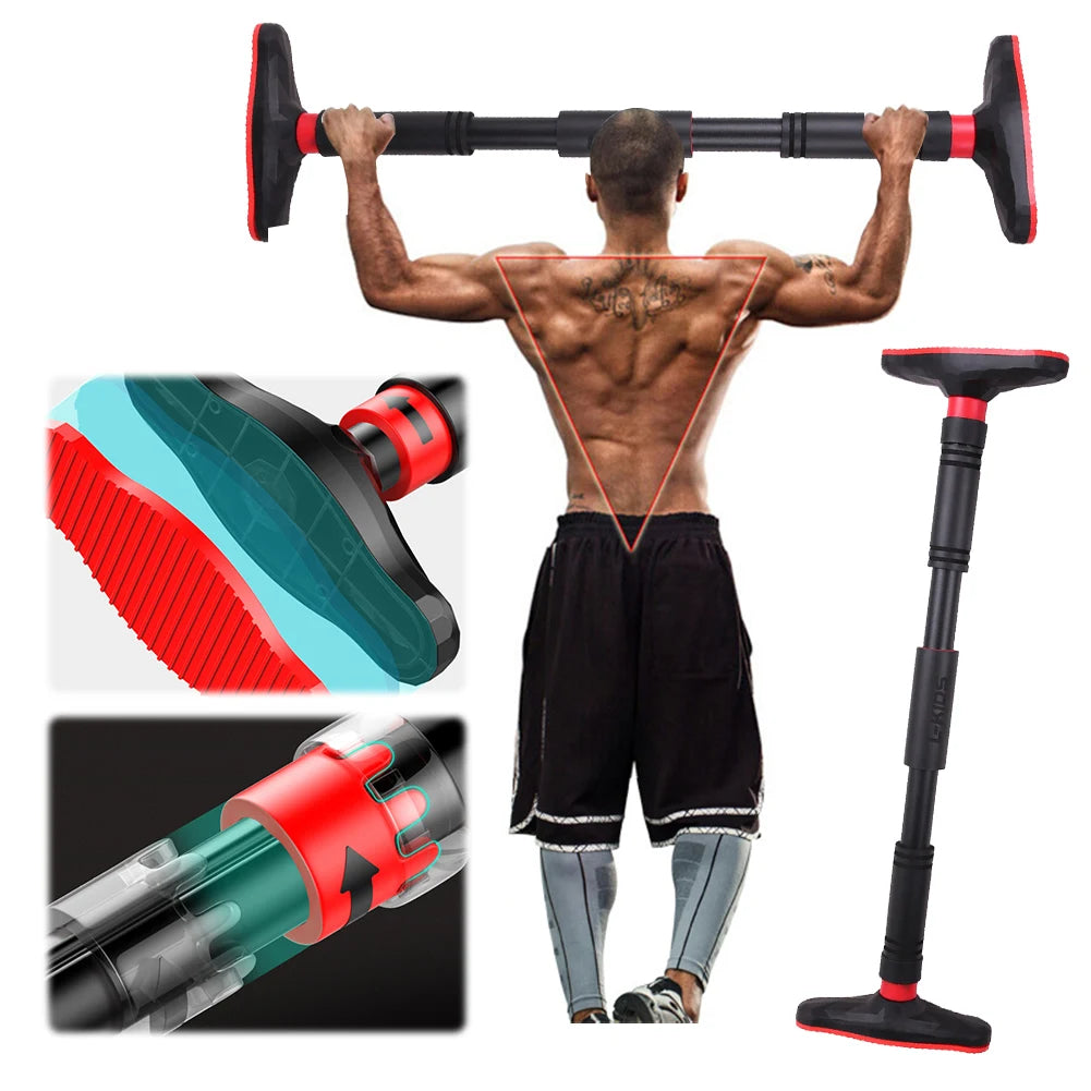 Adjustable Doorway Pull-Up Bar – Fits 25.3–40in for Home Workouts