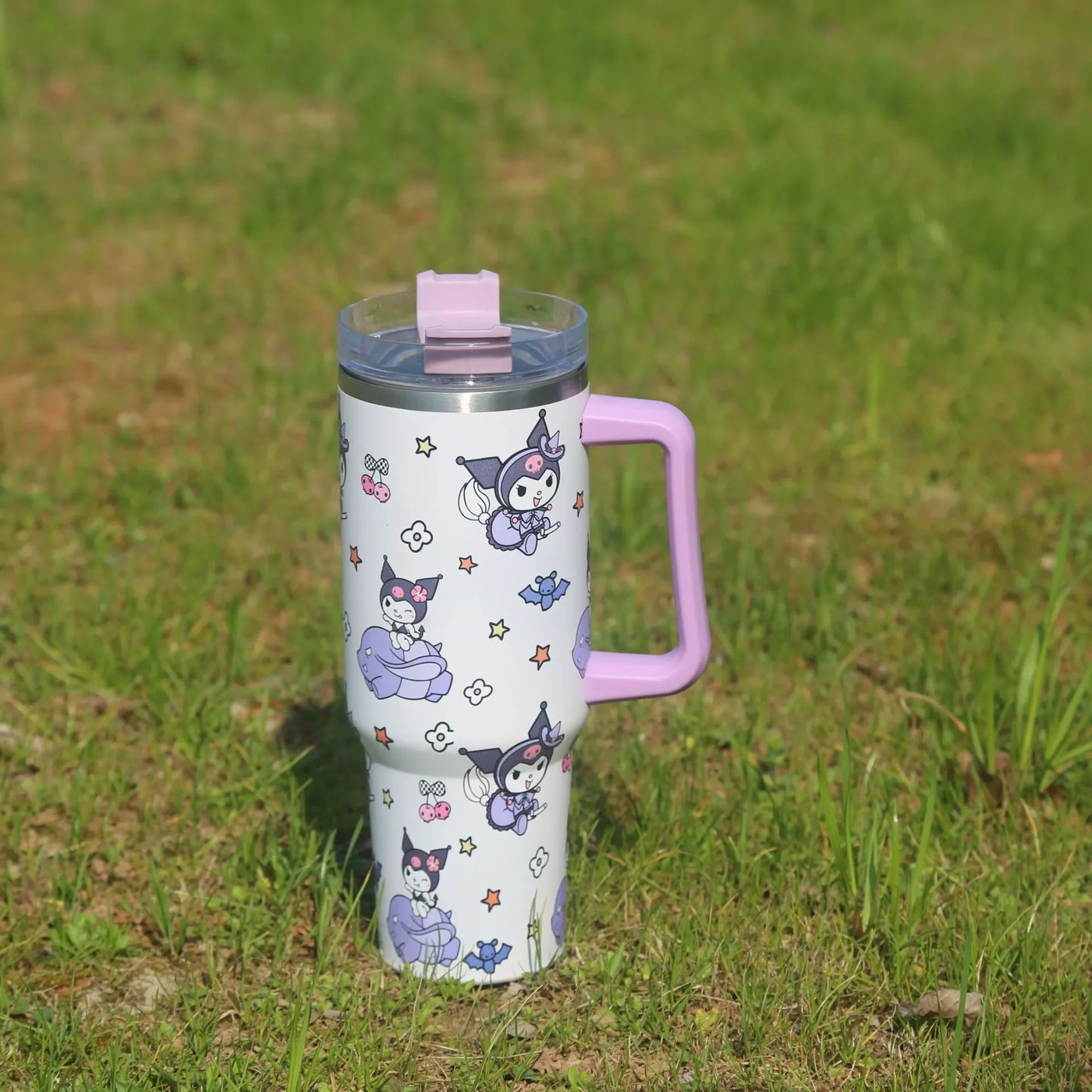Sanrio 40oz Hello Kitty Kuromi Insulated Bottle – Stainless Steel Flask