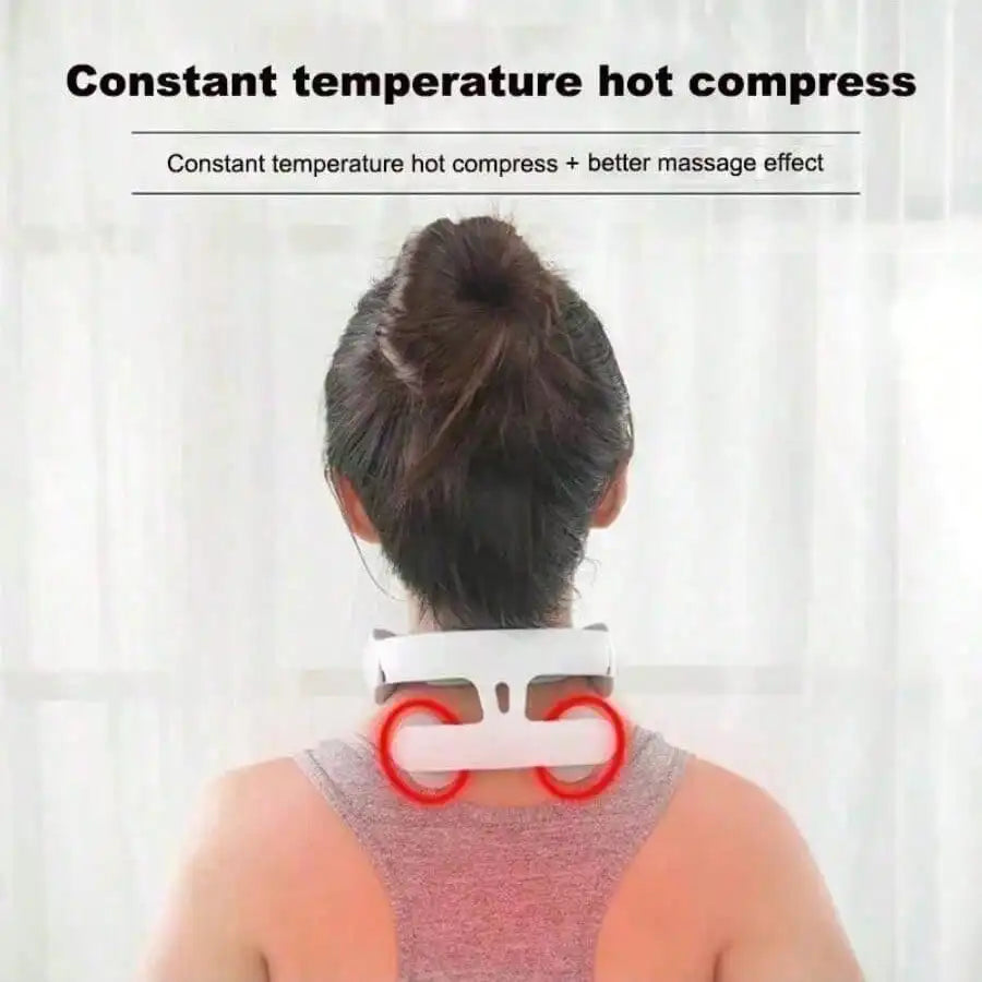 Smart Neck & Shoulder Massager – USB Rechargeable, Portable Gift