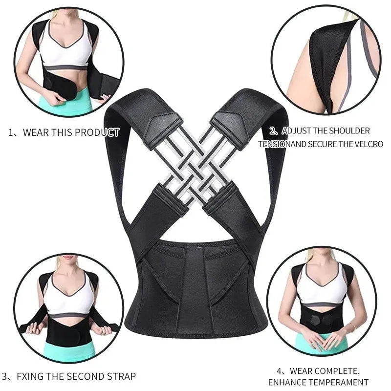 Adjustable Clavicle Posture Corrector for Back Support