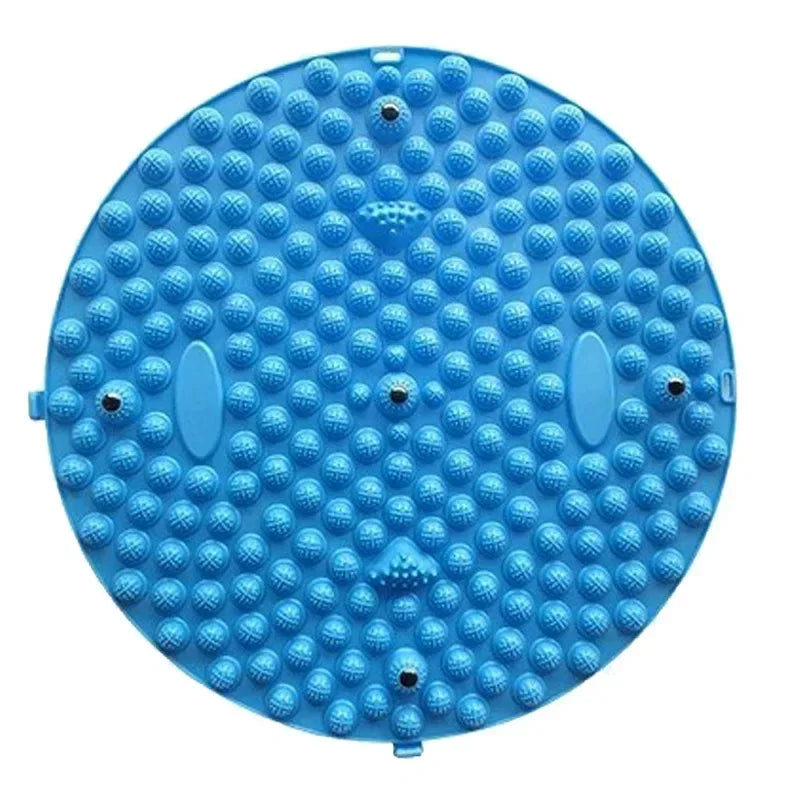 Foot Massage Acupressure Mat | Muscle Relaxation, Acupuncture Mat for Pilates, Yoga, and Fitness | Round Foot Training Mat