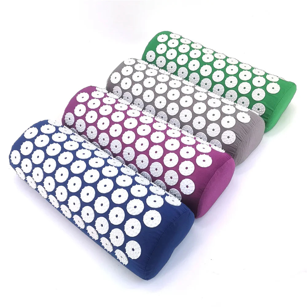 Acupressure Massage Mat and Pillow Set – Relieve Stress, Back Pain, Improve Circulation