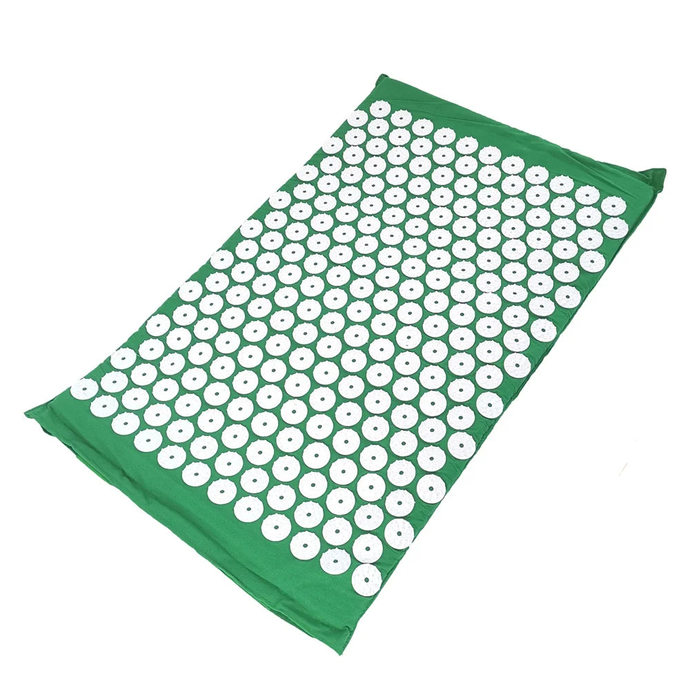 Acupressure Mat and Pillow Set – Yoga Massage Cushion for Pain Relief and Relaxation
