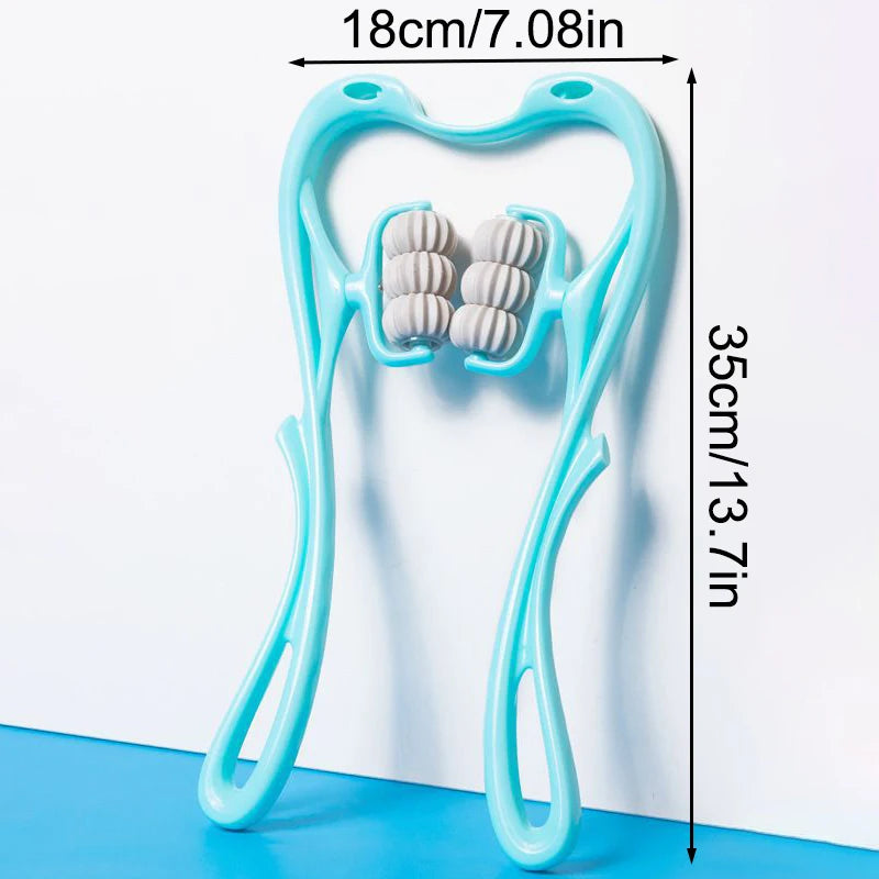 6-Ball Manual Neck Massager – Deep Tissue Roller for Neck & Shoulders
