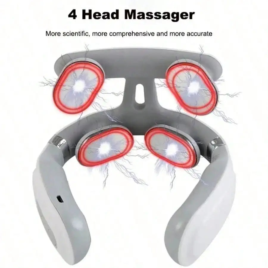 Smart Neck & Shoulder Massager – USB Rechargeable, Portable Gift