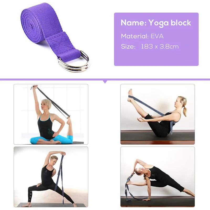 5-Piece Yoga Starter Kit – Blocks, Ball, Bands & Strap for Home Fitness