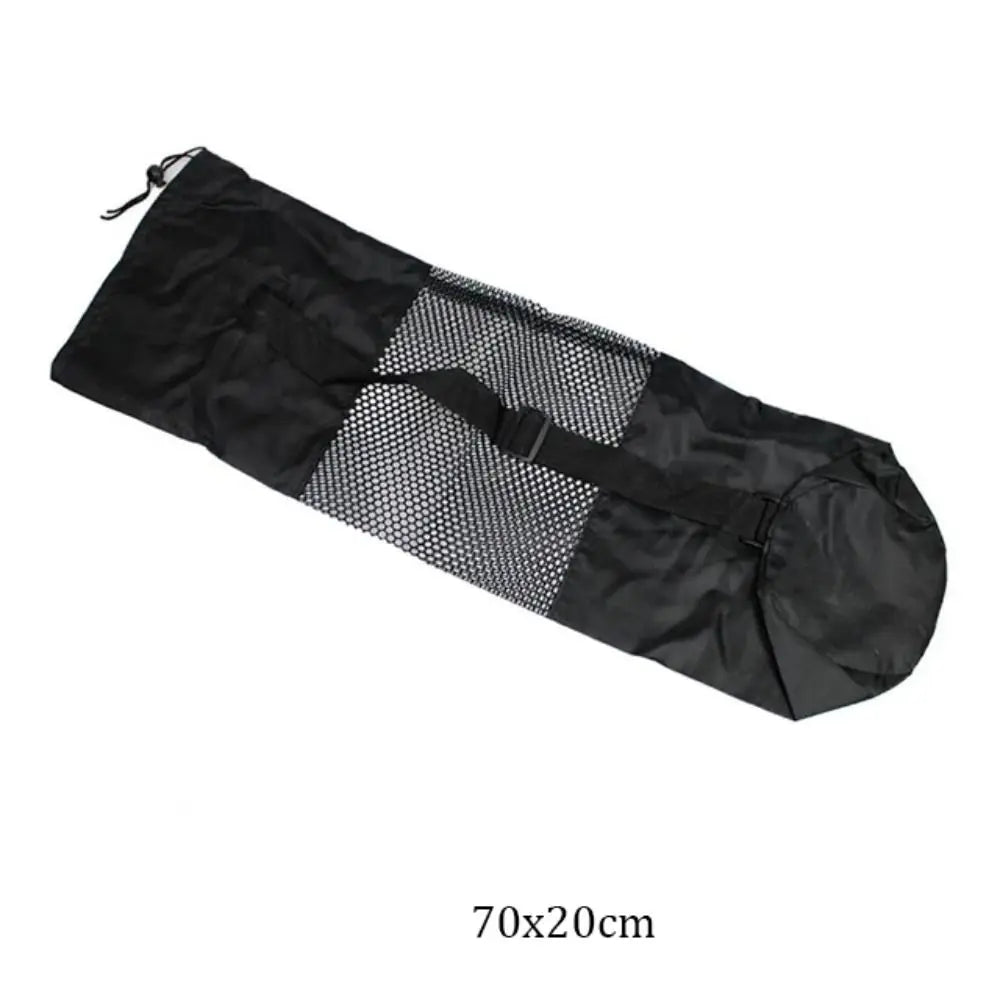 Breathable Mesh Yoga Mat Bag with Adjustable Strap – Lightweight & Durable