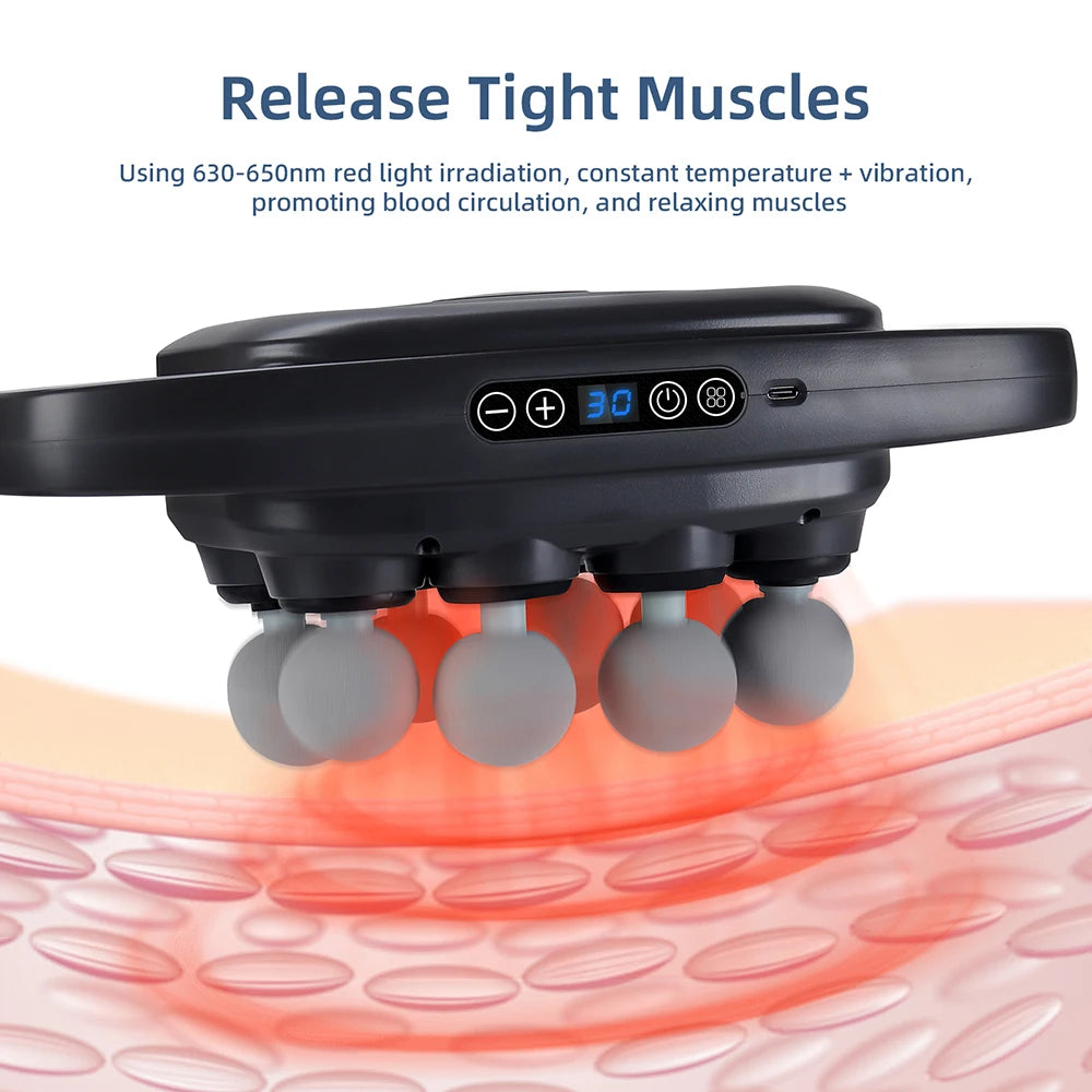8-Head High-Frequency Massage Gun – Deep Tissue Muscle & Body Relaxation Tool