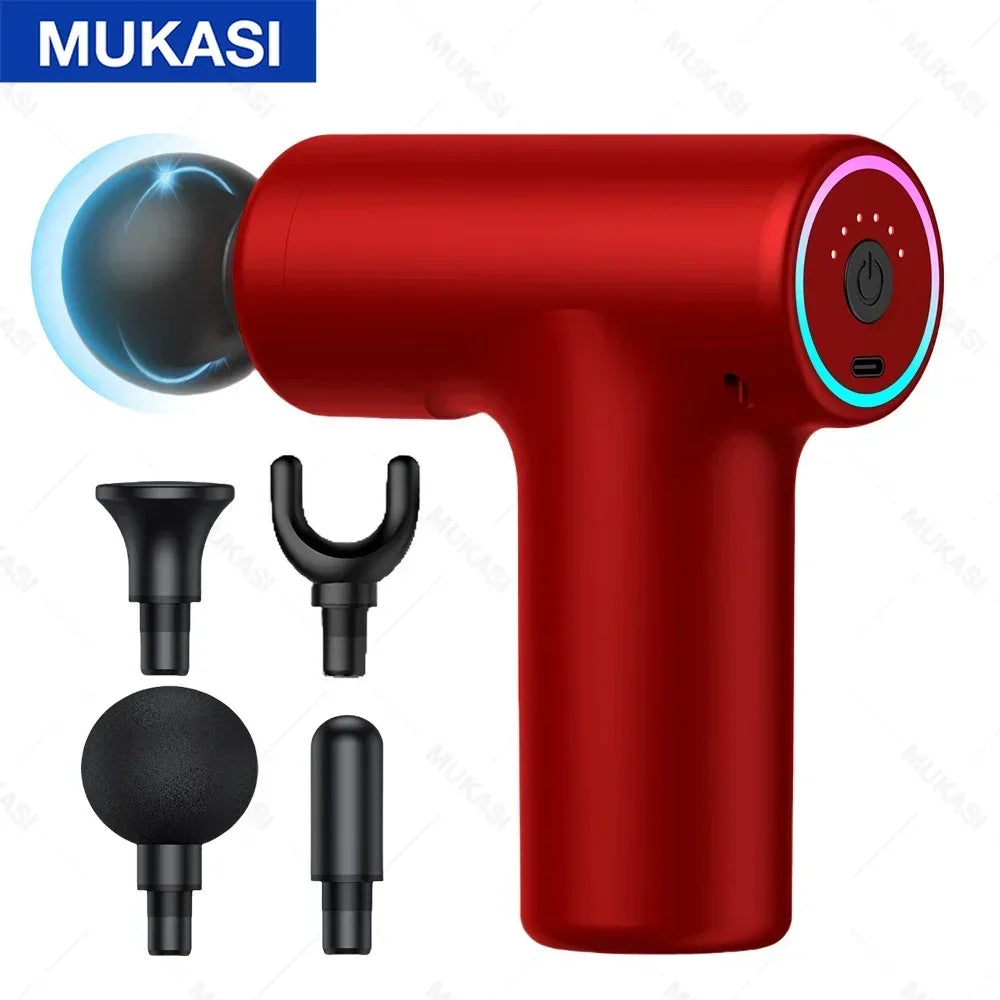 MUKASI Portable Massage Gun – Deep Tissue Relief, Adjustable Speeds