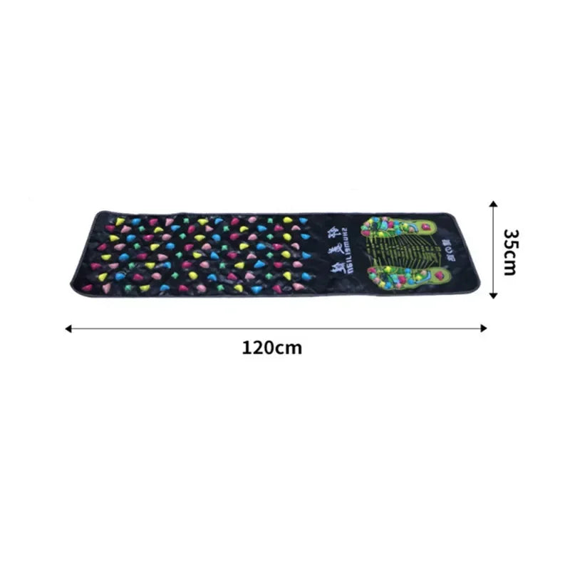 Massage Cushion | Simulation Cobblestone Foot and Leg Massage Mat | Pain Relief & Relaxation Acupressure Foot Massager