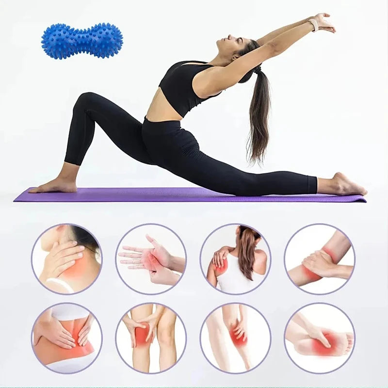 Spiky Peanut Massage Ball – Foot & Body Relief for Plantar Fasciitis