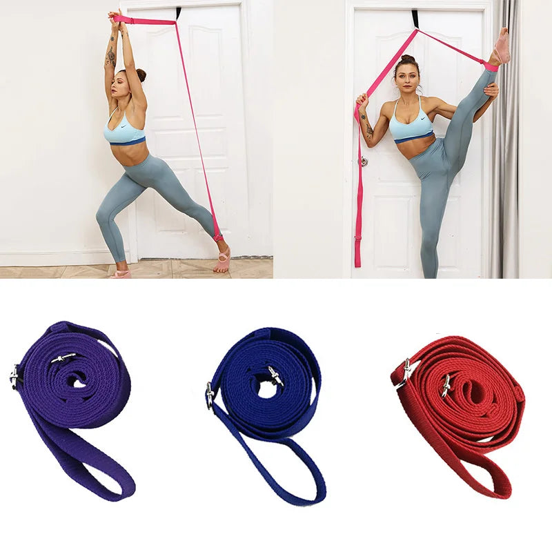 Door Leg Stretcher Strap for Ballet, Yoga, Cheer & Dance Flexibility Training