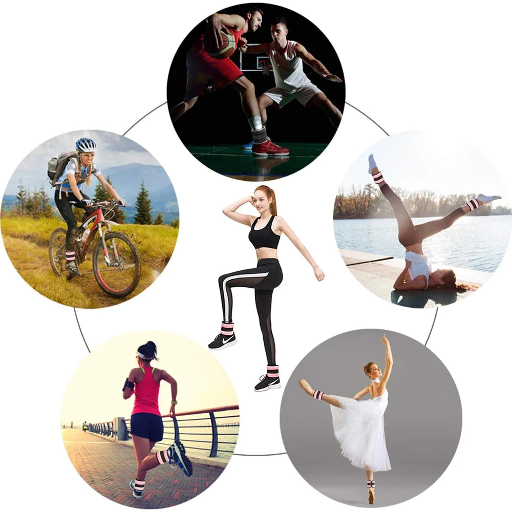 Adjustable Ankle/Wrist Weights – 0.5kg/1kg Pair for All Ages