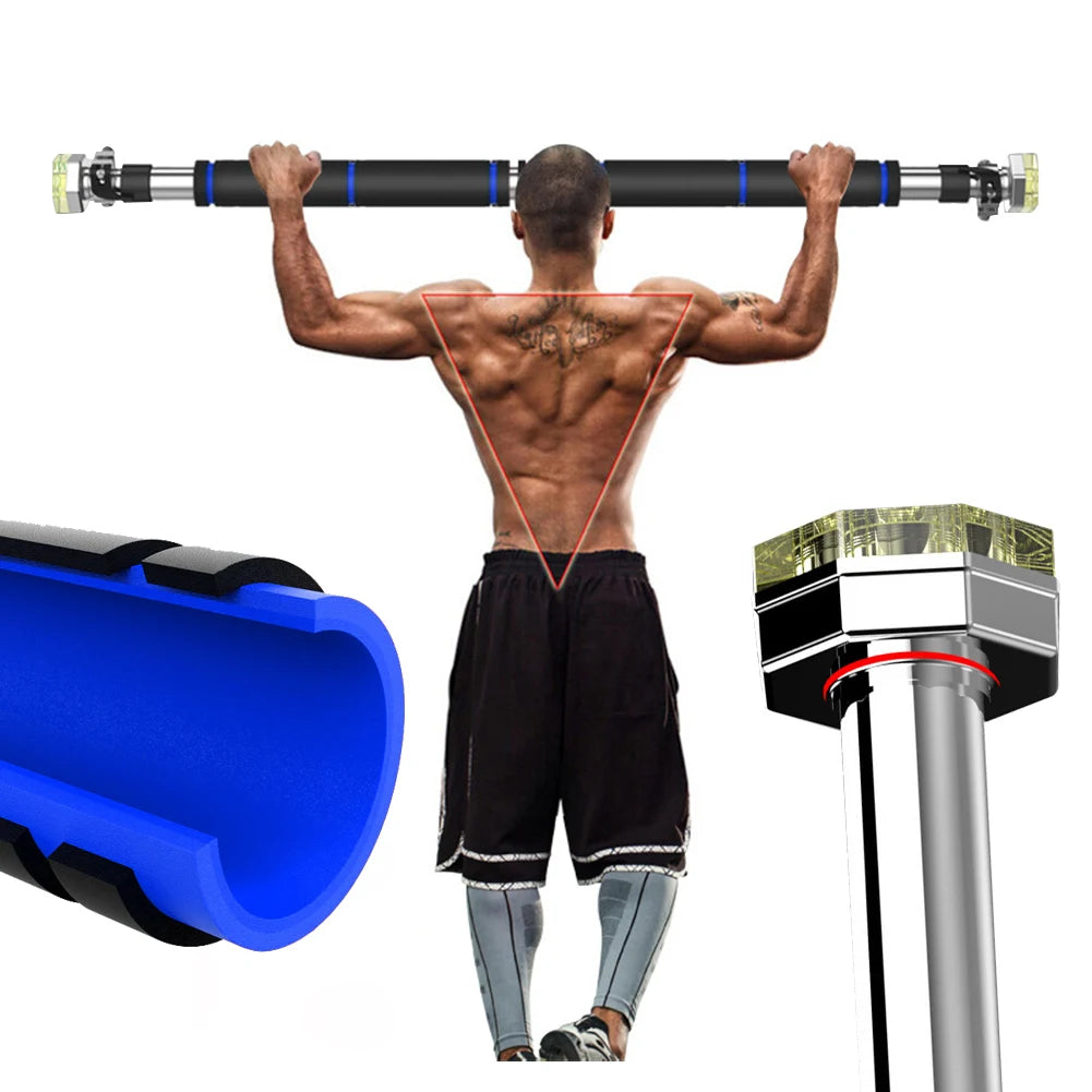 Adjustable Doorway Pull-Up Bar – Fits 25.3–40in for Home Workouts