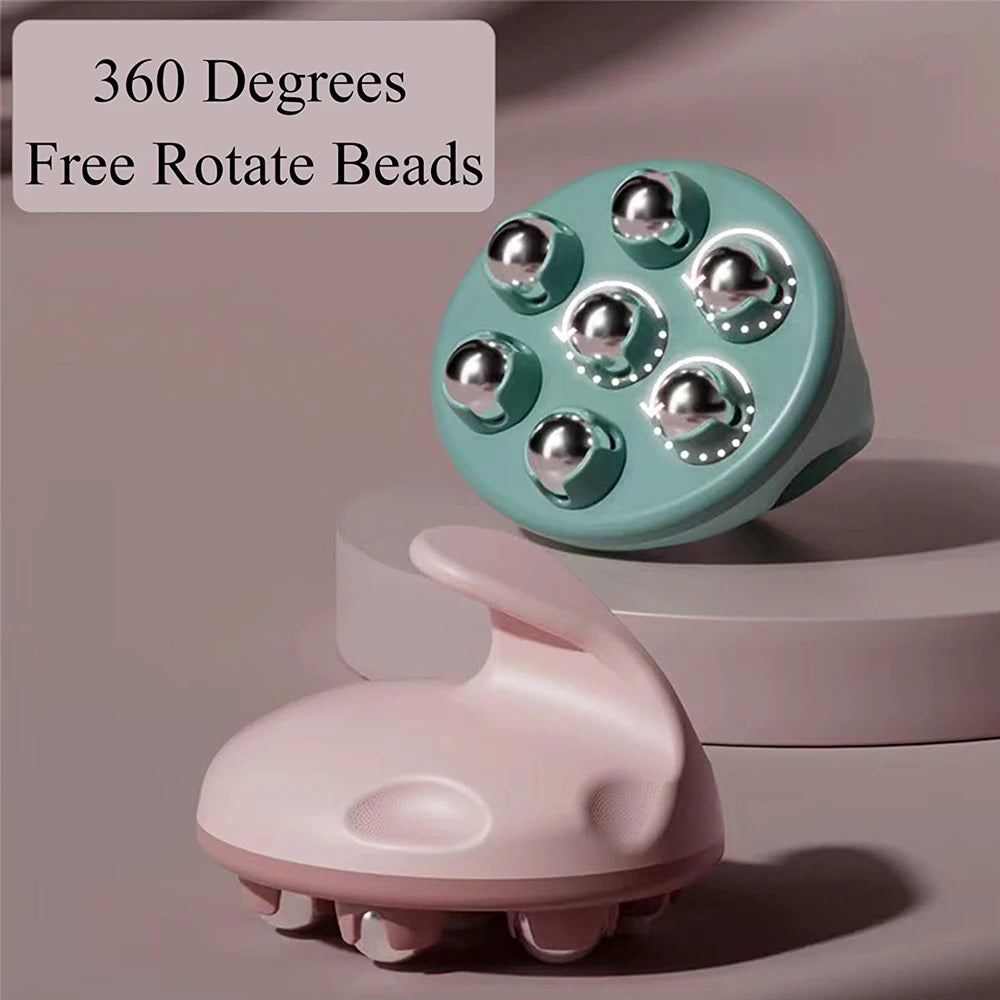 7-Roller Handheld Massager for Deep Tissue & Cellulite Relief