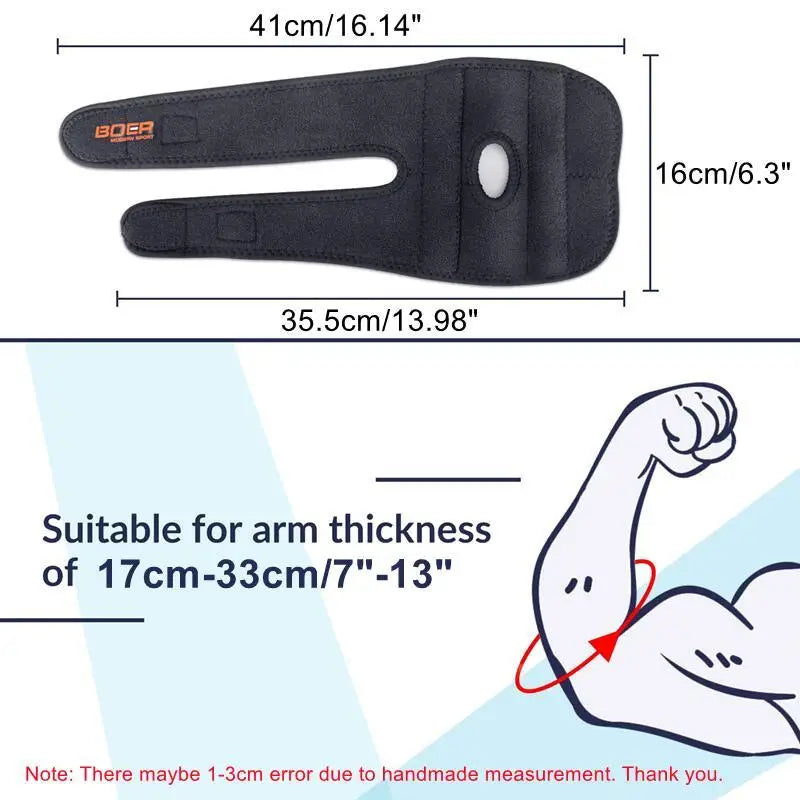 Adjustable Elbow Support Protector for Sports & Pain Relief