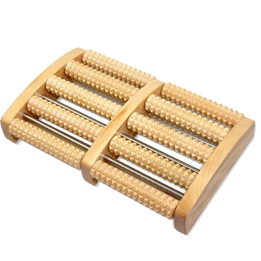 Wooden Foot Massage Roller – Plantar Fasciitis & Pain Relief Tool