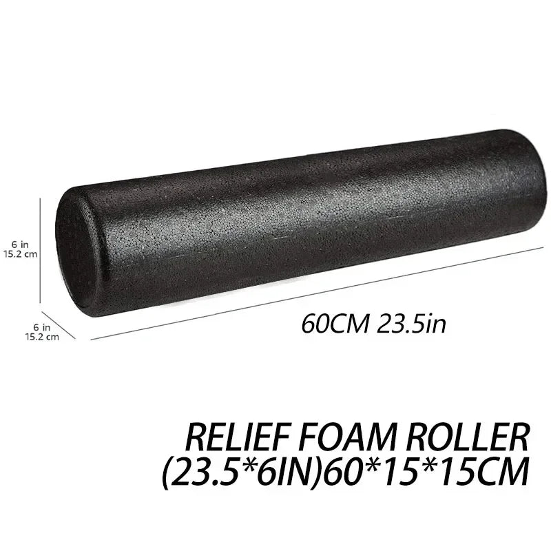 High-Density Foam Roller 12/18/24IN – Deep Tissue & Back Relief