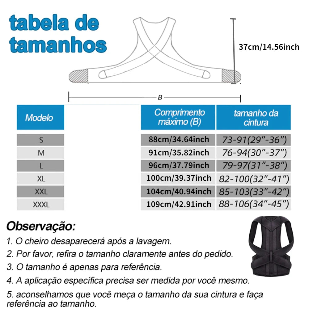 Anti-Camel Adjustable Posture Corrector Belt