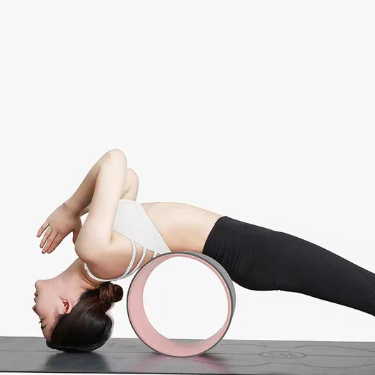 Yoga Wheel for Back Stretching & Spine Alignment – Durable Support