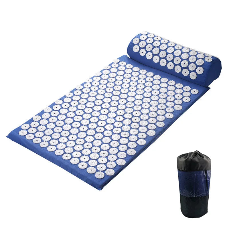 Massager Cushion | Shakti Mat Massage Yoga Mat | Acupressure Spike Mat for Stress and Back Pain Relief