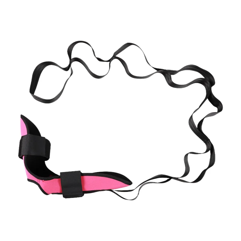 Leg Stretch Strap for Flexibility & Plantar Fasciitis Relief – Yoga & Rehab Band