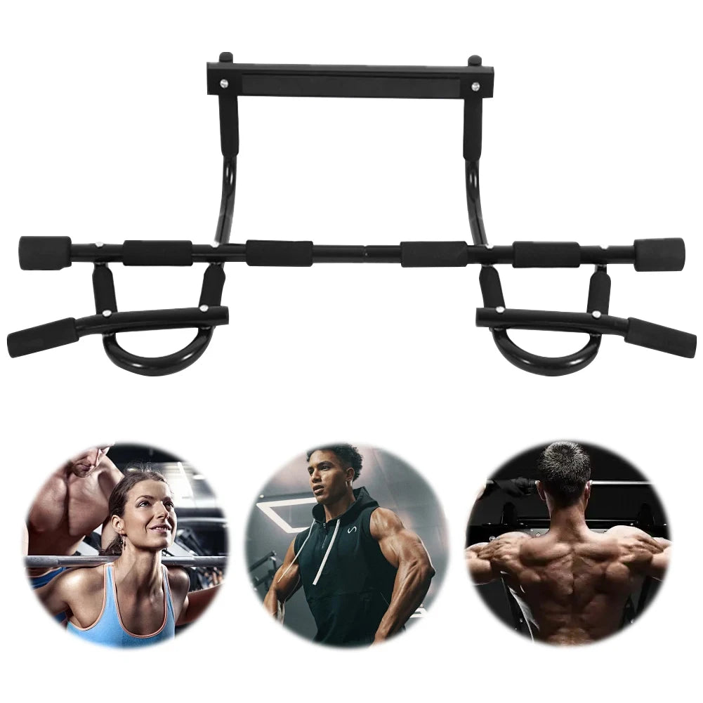 Adjustable Doorway Pull-Up Bar – Fits 25.3–40in for Home Workouts